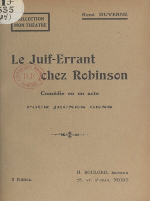 cover image of Le Juif-errant chez Robinson